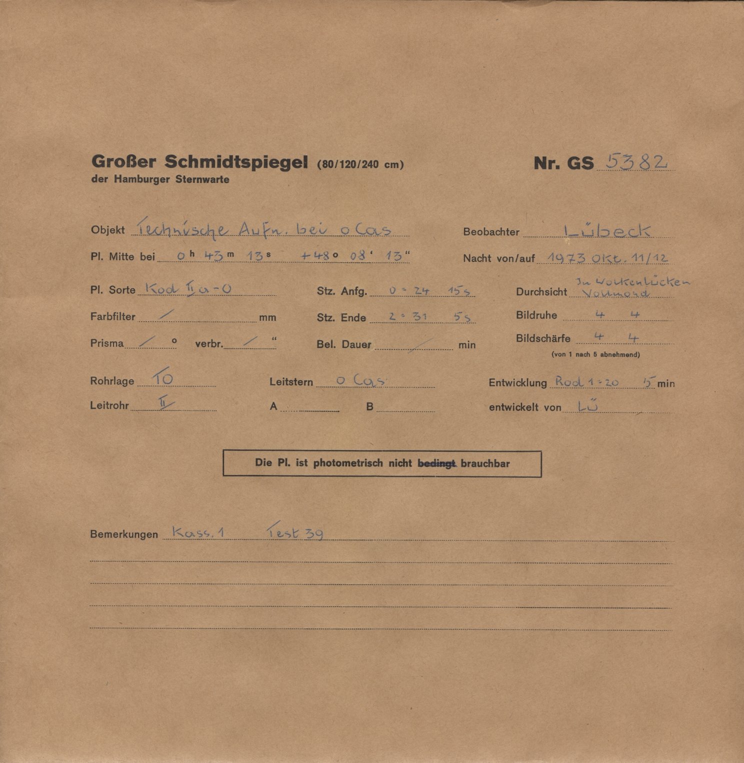 Plattenhuelle GS05382