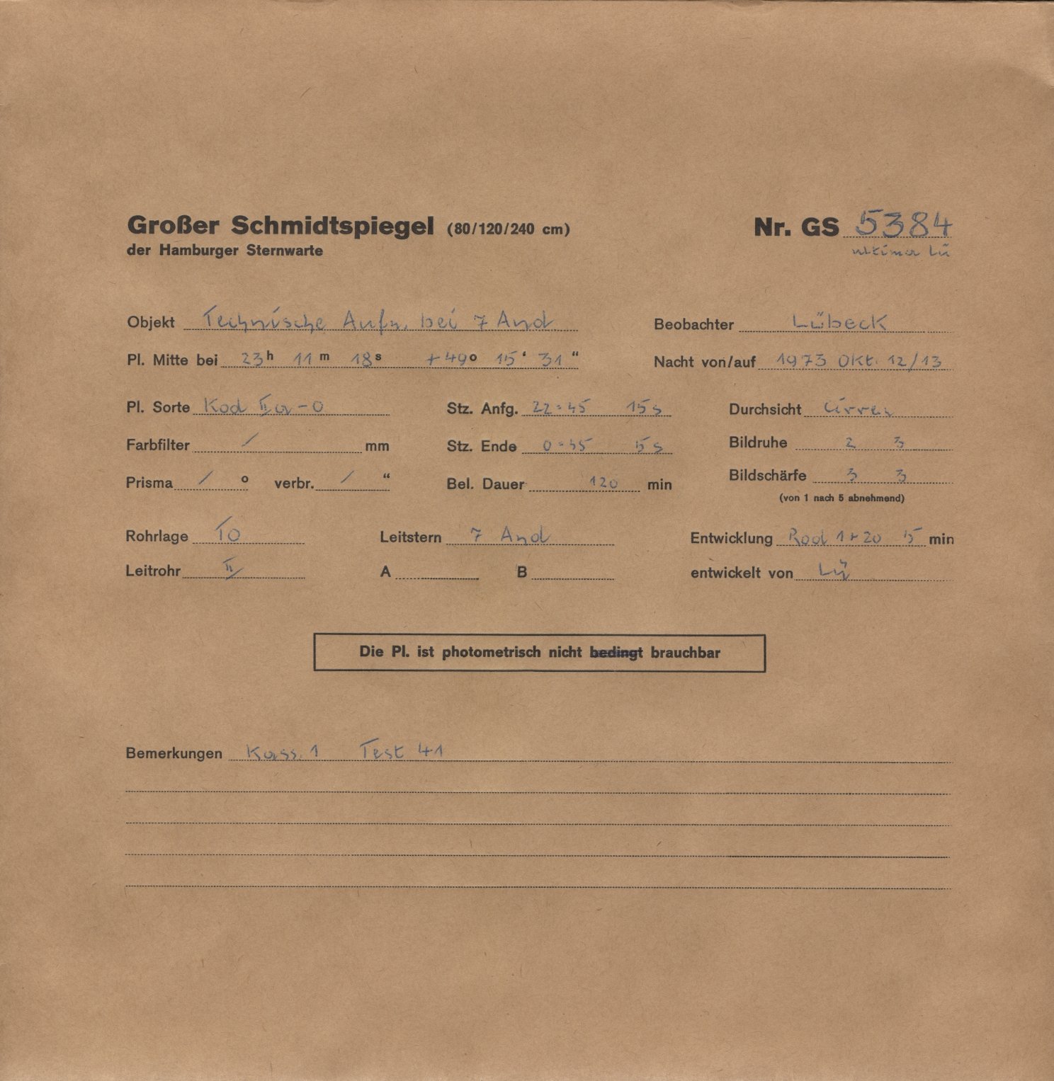 Plattenhuelle GS05384