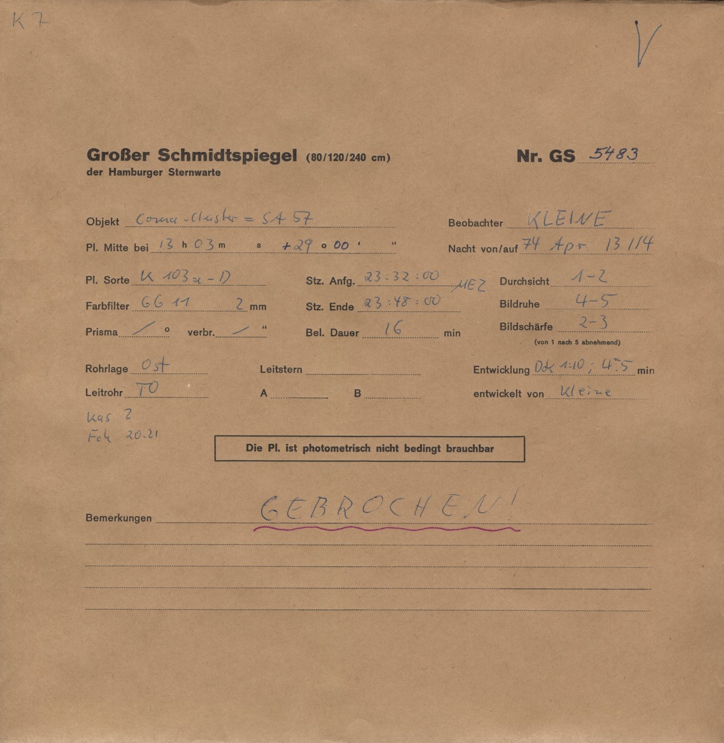 Plattenhuelle GS05483