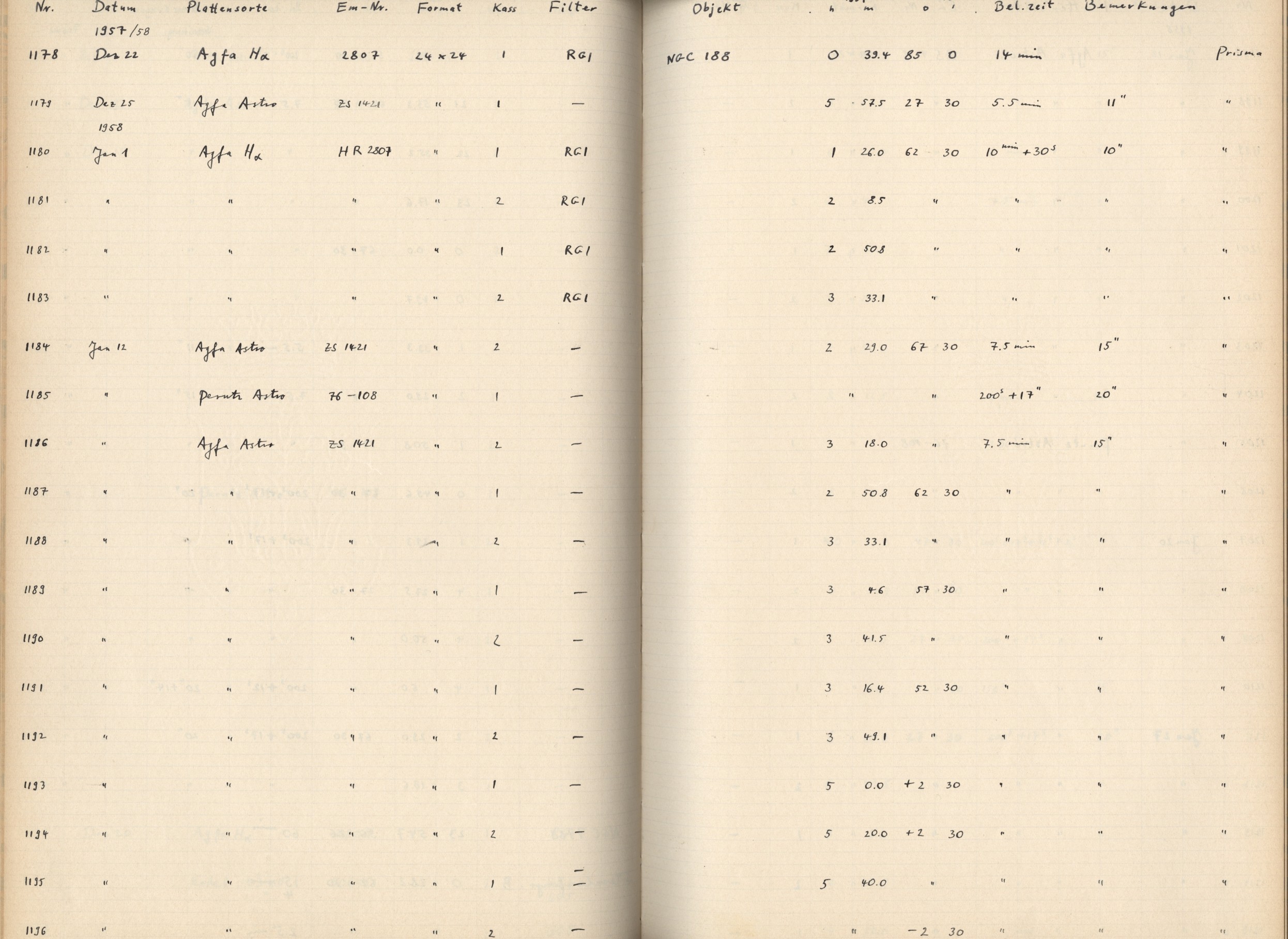 Plattenverzeichnis: ganze Seite01186