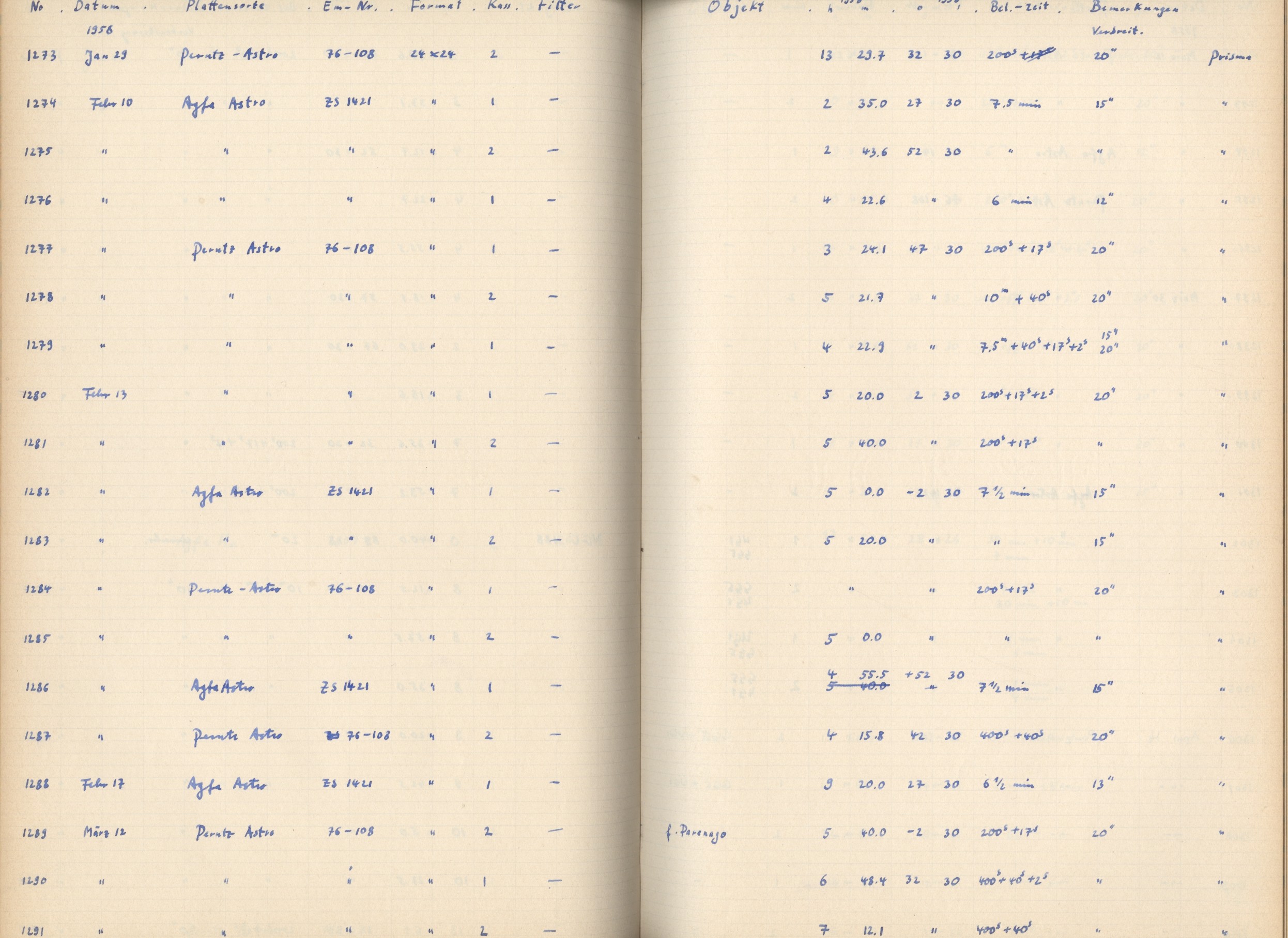Plattenverzeichnis: ganze Seite01279