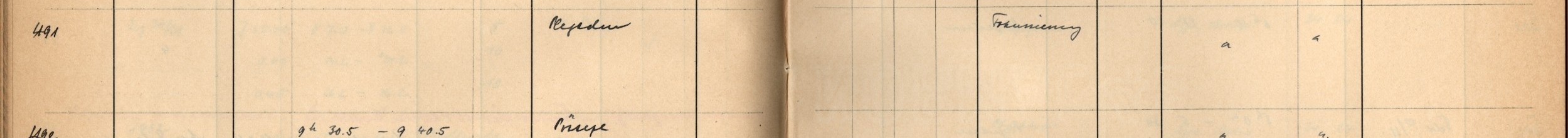 Plattenverzeichnis Eintrag00491