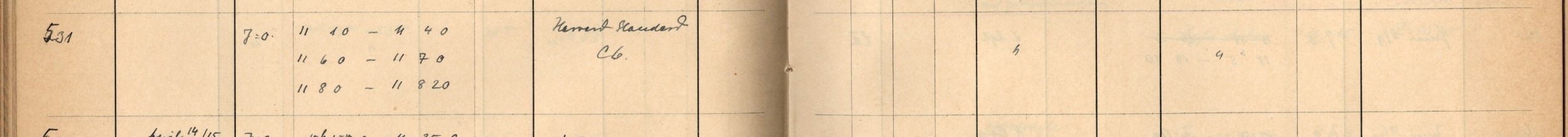 Plattenverzeichnis Eintrag00531