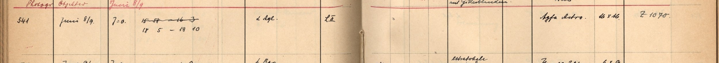 Plattenverzeichnis Eintrag00541