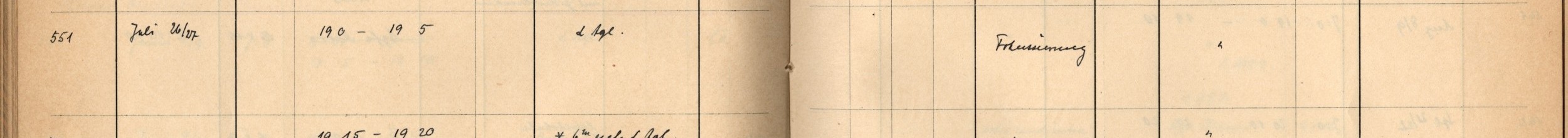 Plattenverzeichnis Eintrag00551