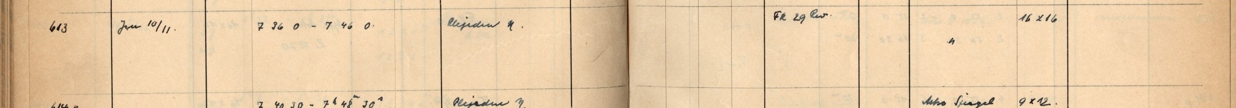 Plattenverzeichnis Eintrag00613