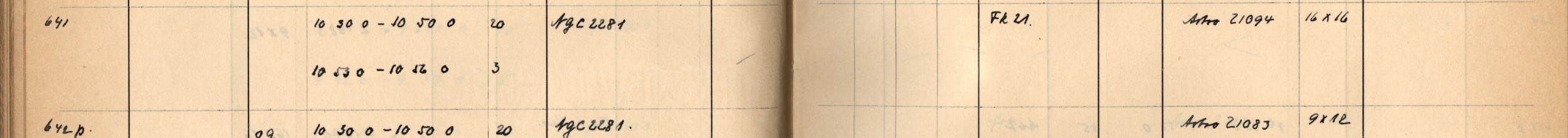 Plattenverzeichnis Eintrag00641