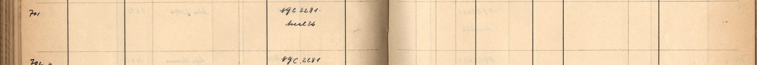 Plattenverzeichnis Eintrag00701