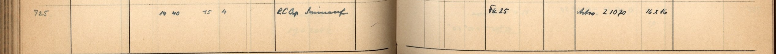 Plattenverzeichnis Eintrag00725
