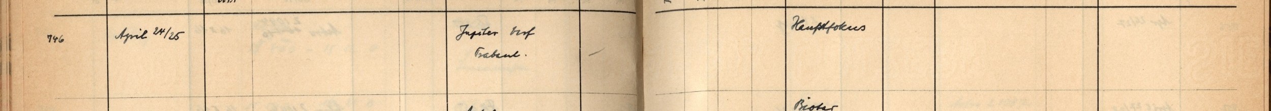 Plattenverzeichnis Eintrag00746