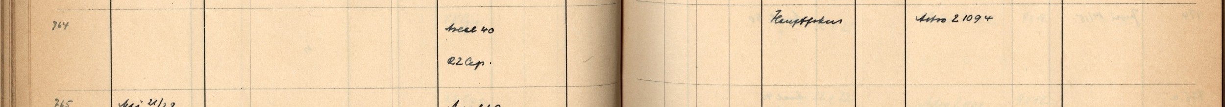 Plattenverzeichnis Eintrag00764