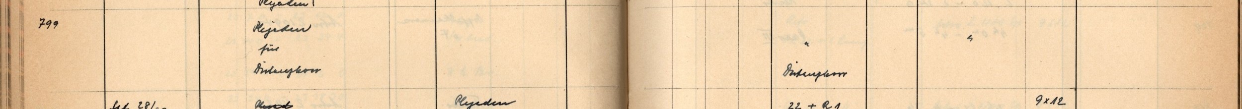 Plattenverzeichnis Eintrag00799