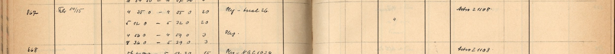 Plattenverzeichnis Eintrag00867