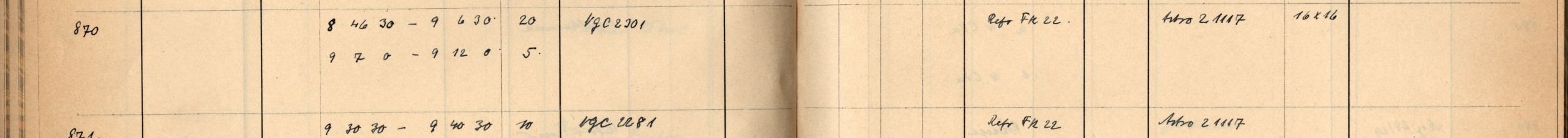 Plattenverzeichnis Eintrag00870