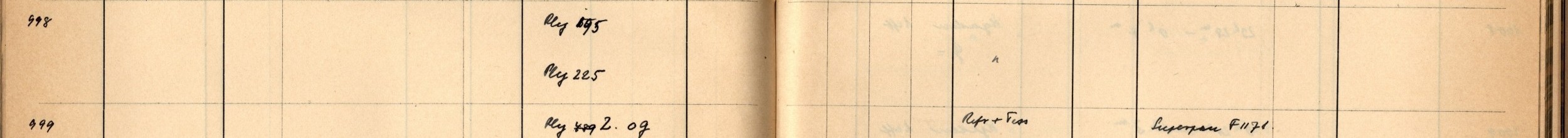 Plattenverzeichnis Eintrag00998
