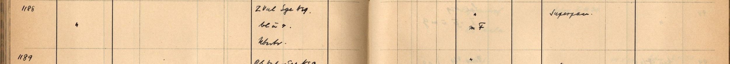 Plattenverzeichnis Eintrag01188