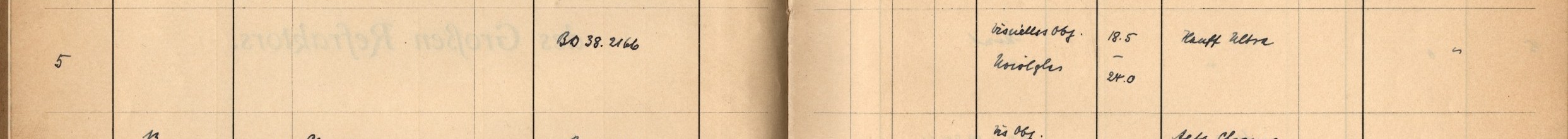 Plattenverzeichnis Eintragd0005