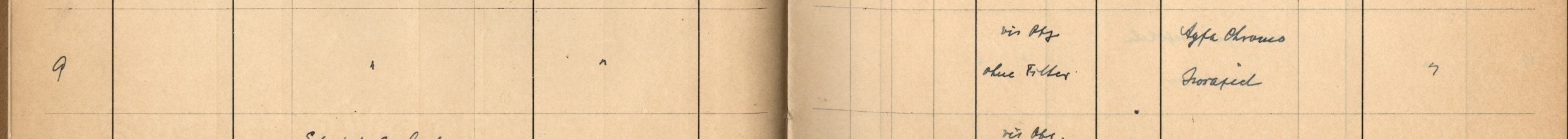 Plattenverzeichnis Eintragd0009