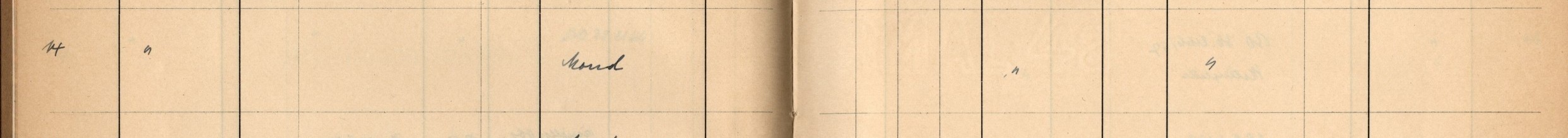 Plattenverzeichnis Eintragd0014