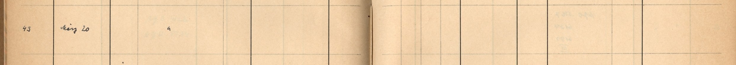 Plattenverzeichnis Eintragd0043