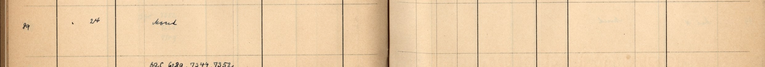 Plattenverzeichnis Eintragd0089
