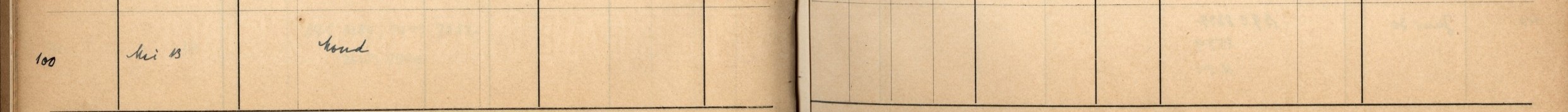 Plattenverzeichnis Eintragd0100