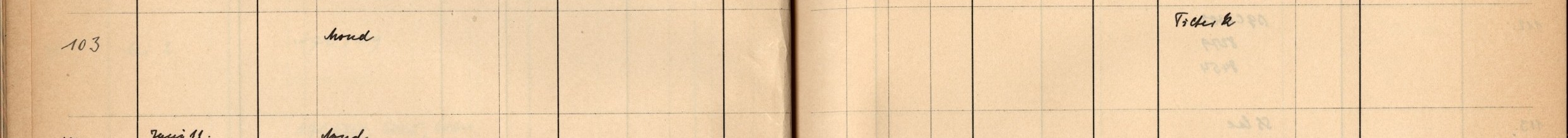 Plattenverzeichnis Eintragd0103