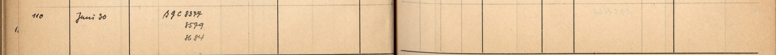 Plattenverzeichnis Eintragd0110