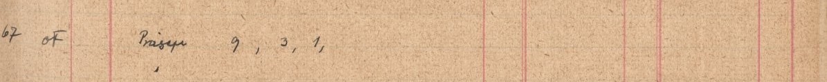 Plattenverzeichnis Eintragk0067