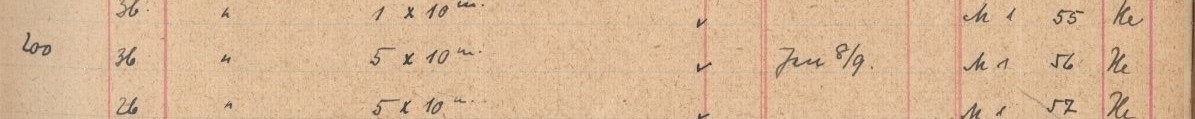 Plattenverzeichnis Eintragk0200