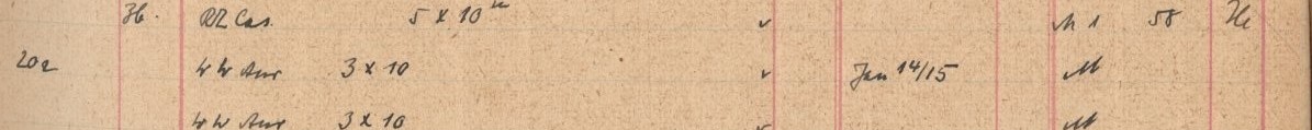 Plattenverzeichnis Eintragk0202
