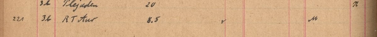 Plattenverzeichnis Eintragk0221