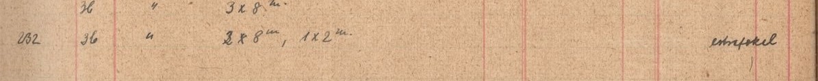 Plattenverzeichnis Eintragk0232