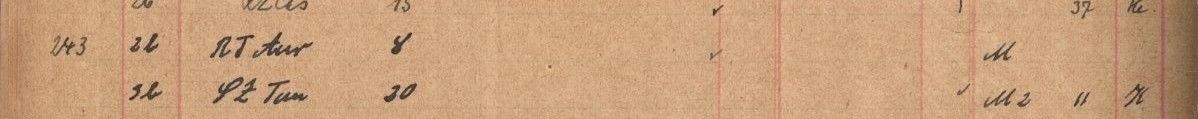 Plattenverzeichnis Eintragk0243