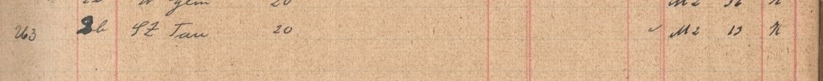 Plattenverzeichnis Eintragk0263