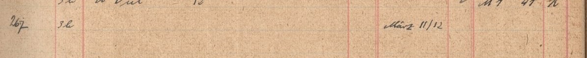 Plattenverzeichnis Eintragk0267