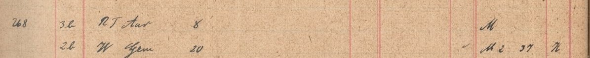 Plattenverzeichnis Eintragk0268