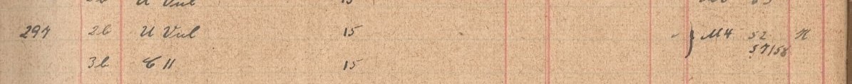 Plattenverzeichnis Eintragk0297