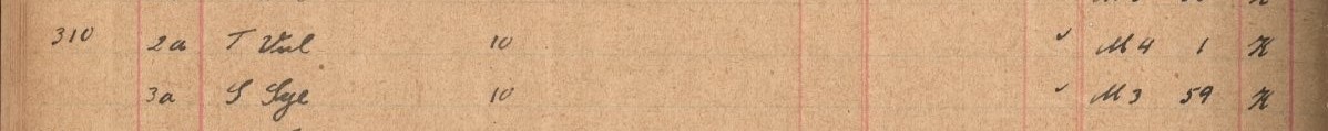 Plattenverzeichnis Eintragk0310