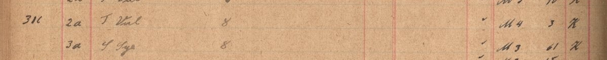 Plattenverzeichnis Eintragk0316