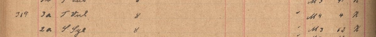 Plattenverzeichnis Eintragk0319