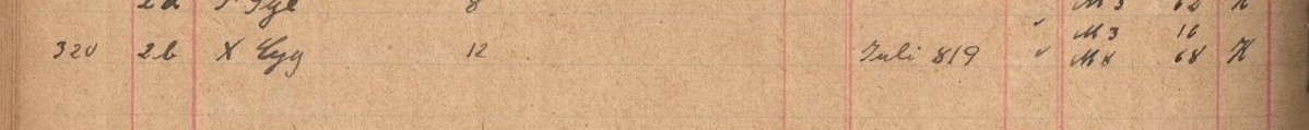 Plattenverzeichnis Eintragk0320