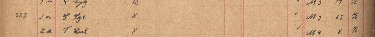 Plattenverzeichnis Eintragk0323
