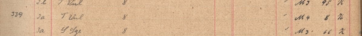 Plattenverzeichnis Eintragk0339