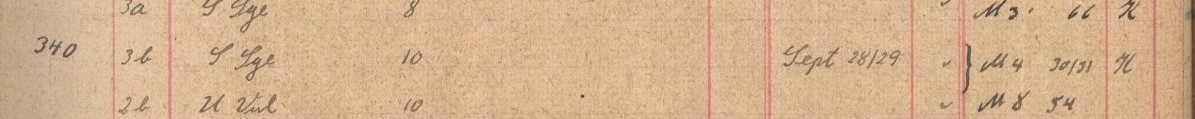 Plattenverzeichnis Eintragk0340