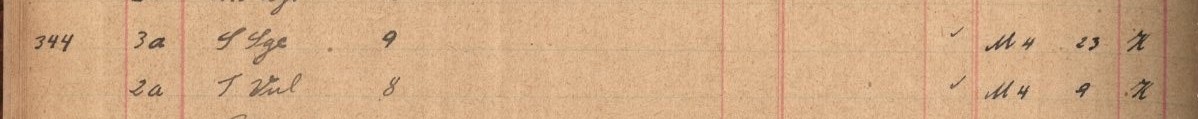 Plattenverzeichnis Eintragk0344