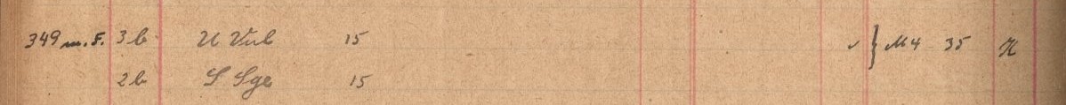 Plattenverzeichnis Eintragk0349