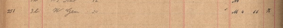 Plattenverzeichnis Eintragk0351