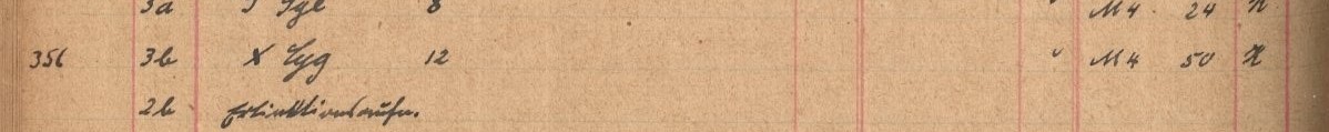 Plattenverzeichnis Eintragk0356