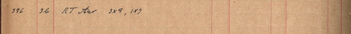 Plattenverzeichnis Eintragk0376